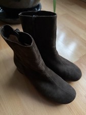 Think 👢 Stiefelette Leisten Nani Gr. 39 Rauleder dunkelbraun, getragen