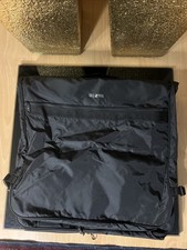 Goldpfeil neuwertiger Kleidersack, Kleidertasche, Anzughülle schwarz, faltbar