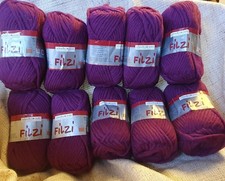 Filzwolle , 10 K je 50 g -500 g Scholler + Stahl Filzi, dunkle Fuchsia