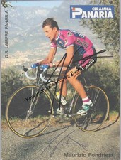 Original Autogramm Maurizio Fondriest Radsport /// Autograph signiert signed sig