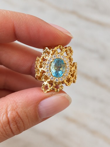 900er gelbgold ring - gelbgold,