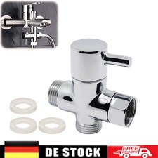3-Wege Dusche Kopf Umsteller Umstellventil Umschaltventil T-adapter Wasserhahn