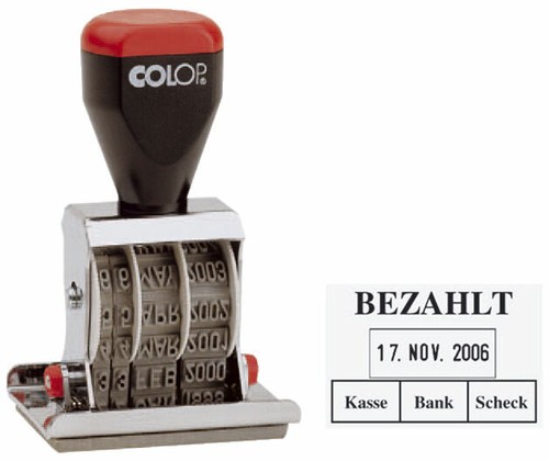 Colop datum plattenstempel - colop, datum-plattenstempel