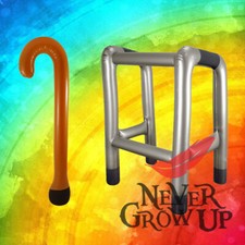 Aufblasbarer Gehstock, Zimmergestell Aufblasspielzeug Neuheit Knebel Witz Verkleiden