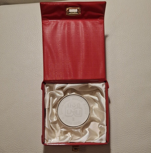 Ddr meissen porzellan medaille - ddr,