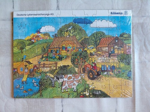 Puzzle bauernhof mit allianz - puzzle,,
