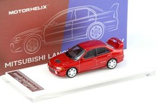 1:64 Motorhelix Mitsubishi Lancer Evolution IV Metal red + wheels HEC EXPO