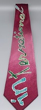Rarität Schlips SEPP HALBRITTER Designer Krawatte 100% Seide Schlips Binder
