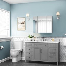 Badezimmerschrank Spiegelschrank Wandschrank Hängeschrank Spiegeltüren FMD-041