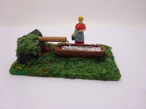 Kleines diorama frau - diorama,