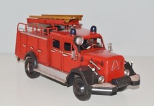 Blechmodell Feuerwehrauto Automarke Magirus Deutz TLF 16 Oldtimer L 33 cm