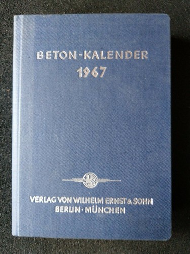 Kalender betonkalender maurer - kalender,