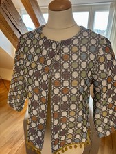 Bolero Besonders Damen Jacke Gr. S Beige 100% BW Polyester