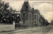 Ak Le Mesle Le Mêle sur Sarthe Orne, Hauptstraße - 4754729