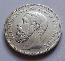 Kaiserreich 2 Mark Baden 1876