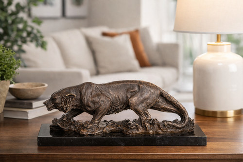 Bronze skulptur tiger - skulptur, der
