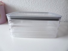 Curver 3er Frischhaltedose für Wurst, Käse Stapelbox Storage-Box