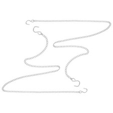 2 Pcs Metallkette Zum Aufhängen Ketten Für Blumenampeln Dekorative