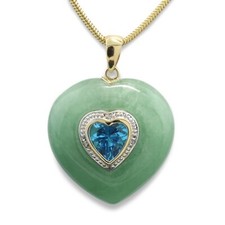 Edelstein-Diamant-Jade-Anhäng