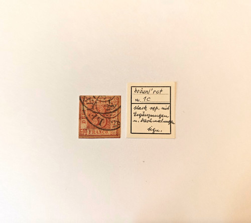 Sachsen dreier briefmarke - sachsen,