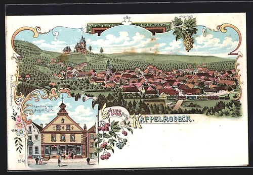 Lithograph kappelrodeck plot - lithograph, kappelrodeck,