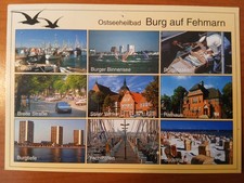 Postkarte 2710 gelaufen, Burg auf Fehmarn, Ansichtskarte, Sammlung