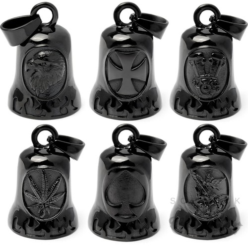 Schwarze motorrad glocke - motorrad,