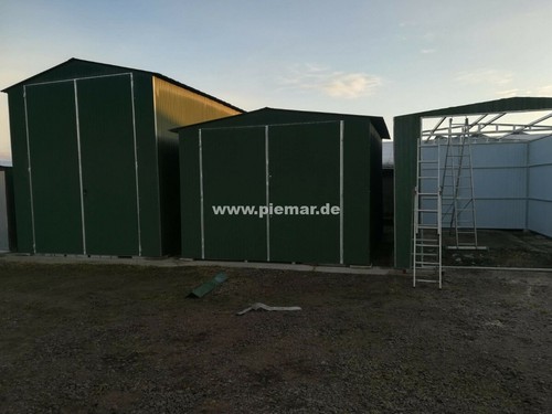 Blechgarage 5x5 5x3 - blechgarage, 3,5x5,5x3,5