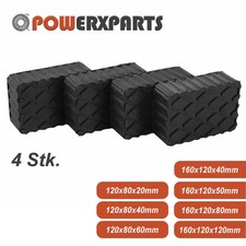 4x Gummiklotz Gummiklötze