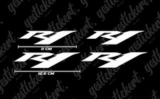 4x Aufkleber passend für Yamaha R1 Sticker Decal Bike Motorrad Tuning