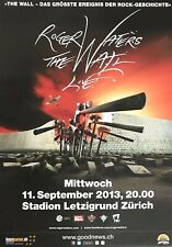 ROGER WATERS - THE WALL  2013 ZÜRICH - orig. Concert Poster - Plakat - DIN A2 xx