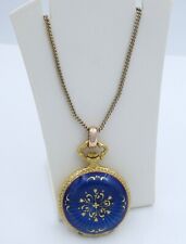 Vintage Blita Halskette Kettenuhren Damen Uhr Handaufzug / Vergoldet