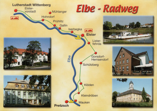 125 fahrrad elbe mauken - 125/77, ak