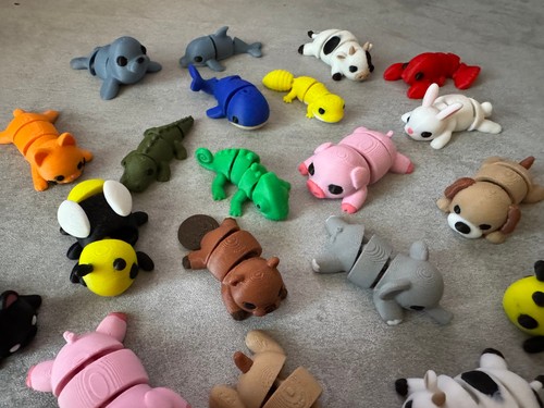Flexi animals mini - animals, 3d