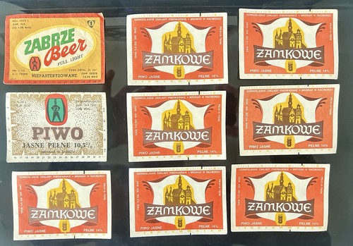 Sammlung alter bieretiketten - alter,