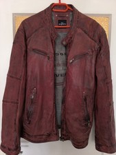Engbers Lederjacke Bordeaux
