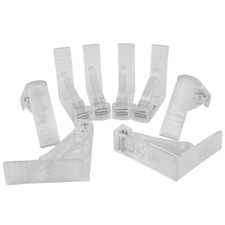 2 - 8 Stk. Tischtuchklammern Transparent Tischdeckenklammern Tischdeckenhalter