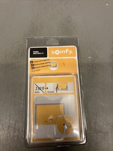 Somfy aussennotentriegelung - somfy,
