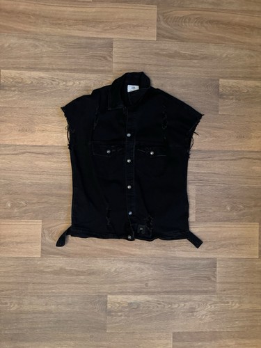Sixth june jeansweste schwarz - jeansweste,