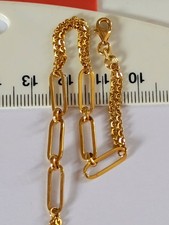 Armband Geldgold 14k 585 19cm