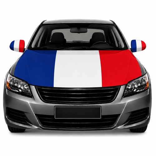 Frankreich auto flaggen - frankreich,
