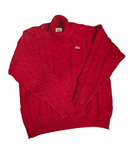 Lacoste herren pullover rot - herren, l