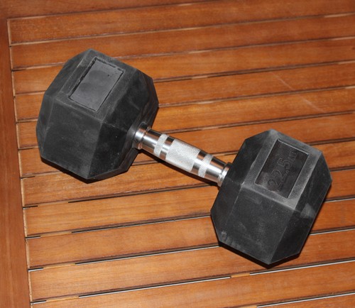 Hexagon hantel - 22,5, kg
