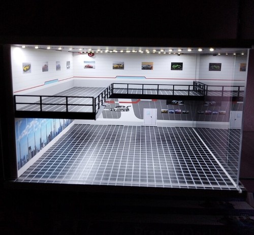 64 diorama autogarage - 1:64,