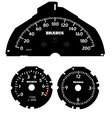 Tachoscheibe 200 für - km/h,