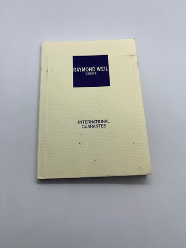Raymond weil booklet - weil,