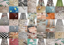 Tapete / Folie selbstklebend 10 Meter Rolle Möbelfolie Klebefolie Wandfolie