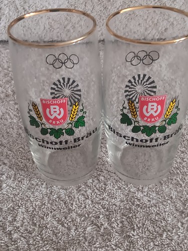 Bischoff bräu biergläser - 2x,