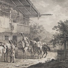 Carl Friedrich Heinzmann Königliche Bayerische Armee getönte Lithografie 1822