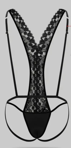 Herren body aus spitze mesh - herren,